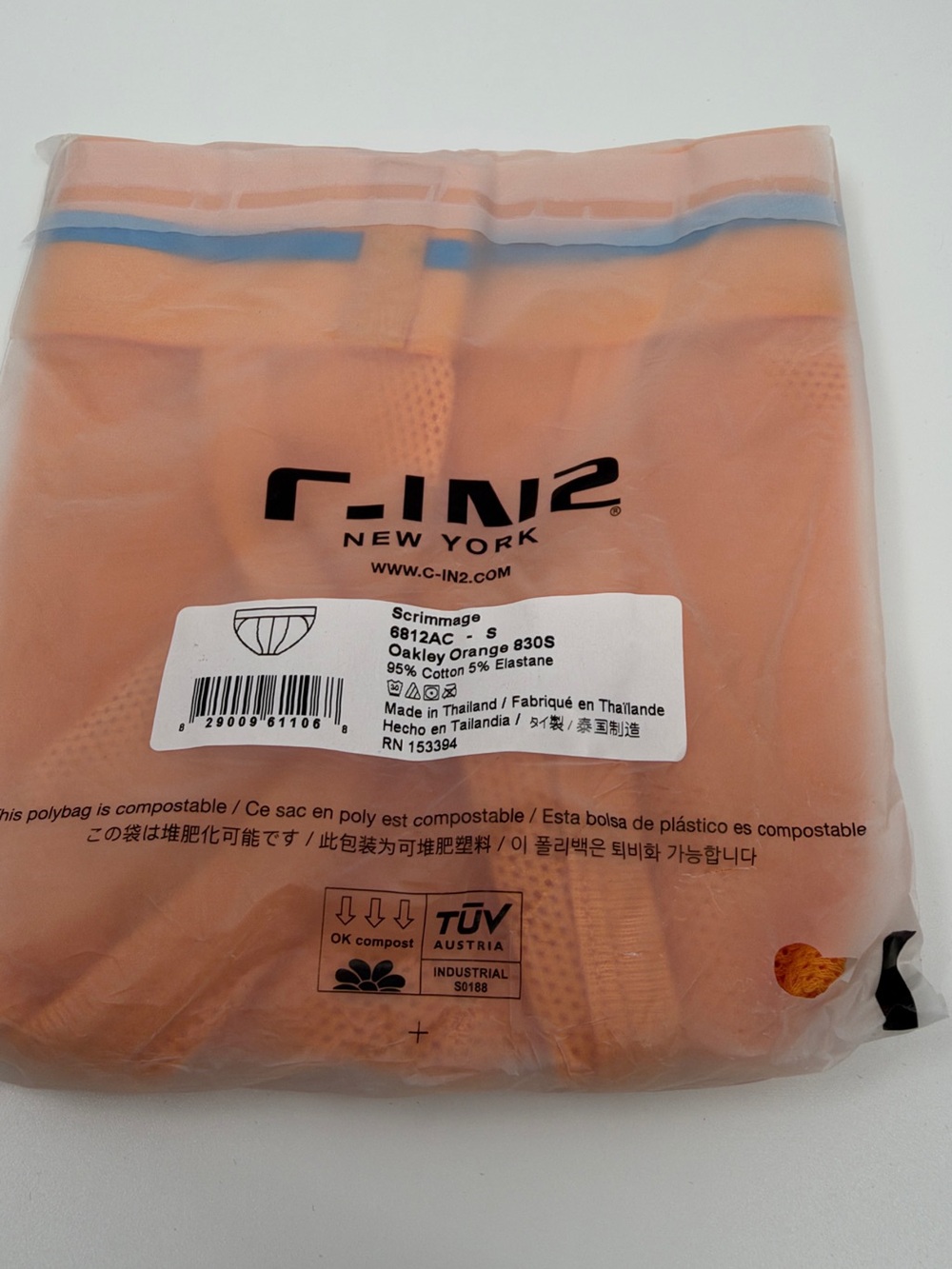 CIN2 Scrimmage Men’s Brief - Oakley Orange